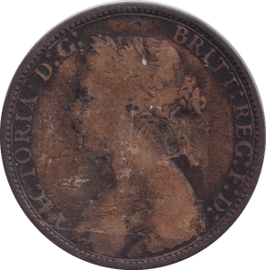 1876 HALFPENNY ( FINE ) - HALFPENNY - Cambridgeshire Coins