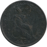 1876 HALFPENNY ( FINE ) H - HALFPENNY - Cambridgeshire Coins
