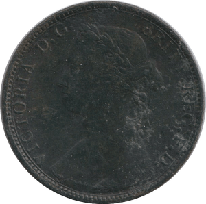 1876 HALFPENNY ( FINE ) H - HALFPENNY - Cambridgeshire Coins