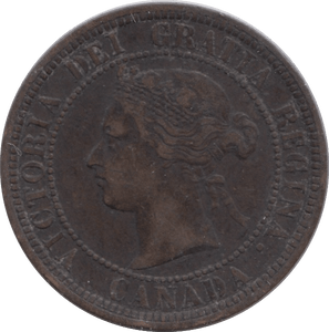 1876 ONE CENT CANADA - WORLD COINS - Cambridgeshire Coins