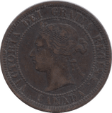 1876 ONE CENT CANADA - WORLD COINS - Cambridgeshire Coins