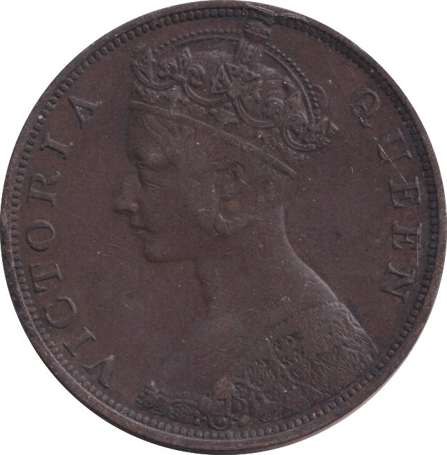 1876 ONE CENT HONG KONG - WORLD COINS - Cambridgeshire Coins
