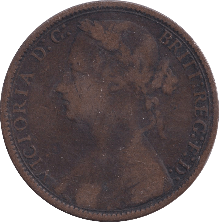 1876 PENNY ( FINE ) - PENNY - Cambridgeshire Coins
