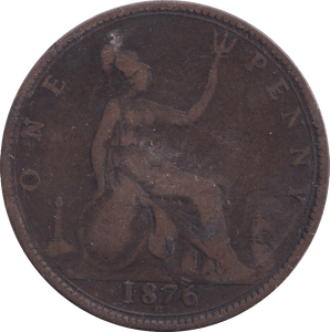 1876 PENNY ( FINE ) - PENNY - Cambridgeshire Coins