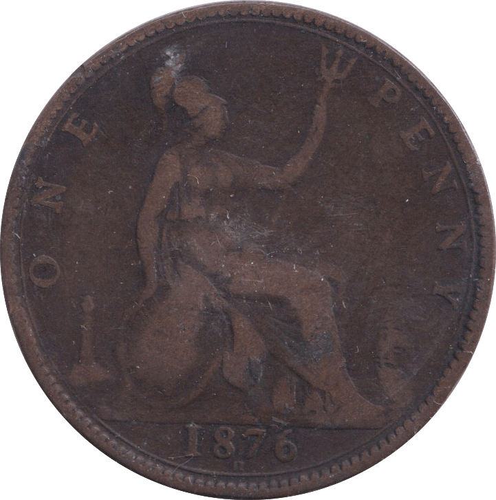 1876 PENNY ( FINE ) - PENNY - Cambridgeshire Coins