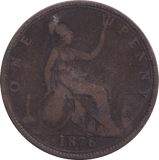 1876 PENNY ( FINE ) - PENNY - Cambridgeshire Coins