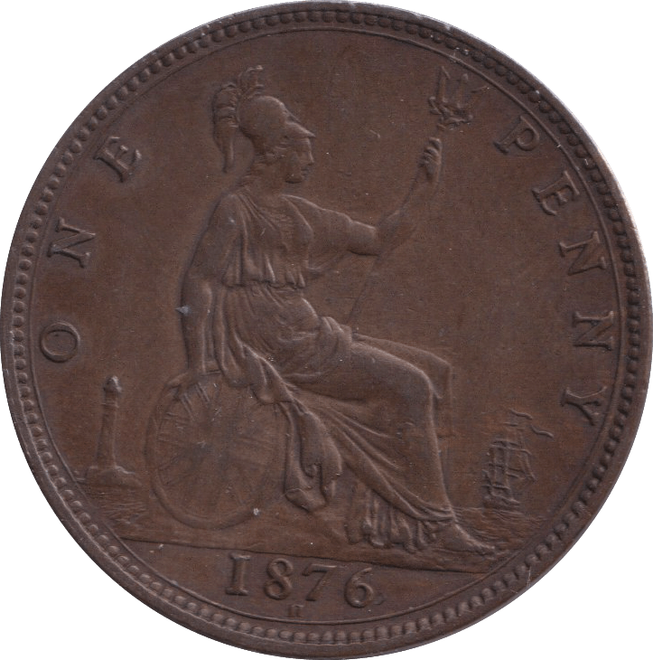 1876 PENNY ( VF ) - PENNY - Cambridgeshire Coins