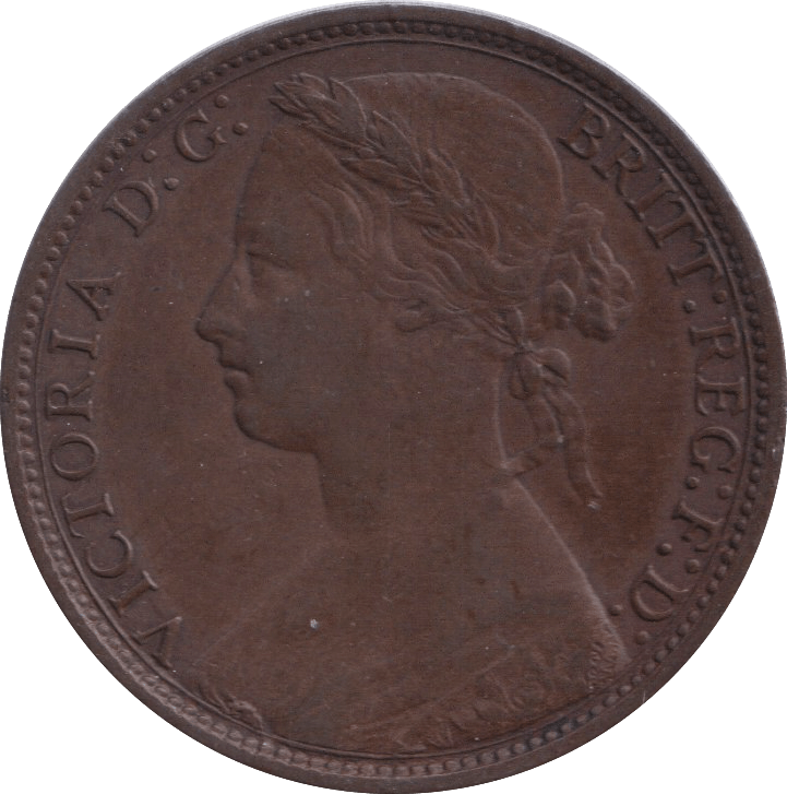 1876 PENNY ( VF ) - PENNY - Cambridgeshire Coins