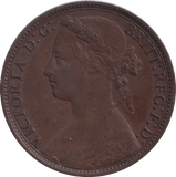 1876 PENNY ( VF ) - PENNY - Cambridgeshire Coins