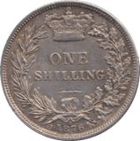 1876 SHILLING ( EF ) - SHILLING - Cambridgeshire Coins
