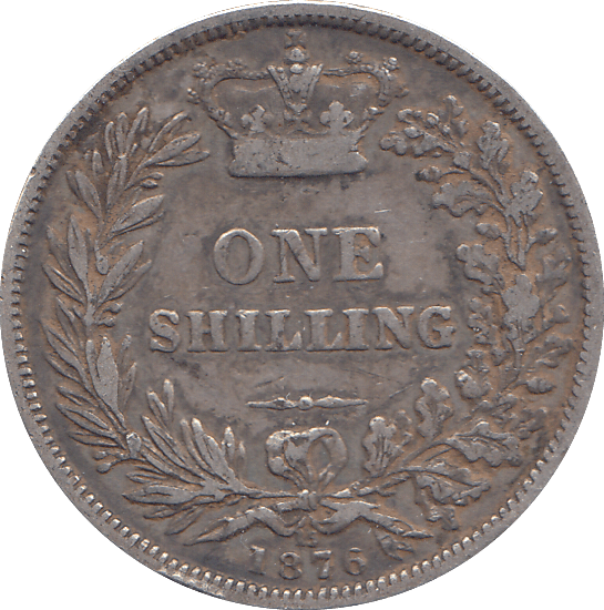 1876 SHILLING ( GF ) - SHILLING - Cambridgeshire Coins