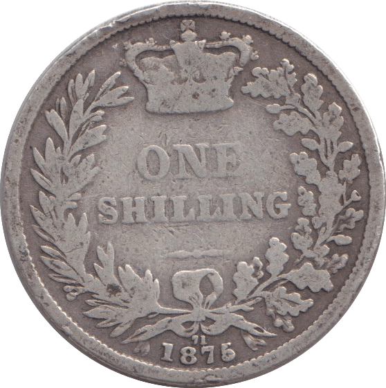 1876 SHILLING ( NF ) DIE 71 - SHILLING - Cambridgeshire Coins