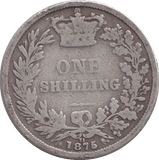 1876 SHILLING ( NF ) DIE 71 - SHILLING - Cambridgeshire Coins