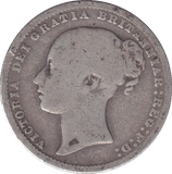 1876 SHILLING ( NF ) DIE 71 - SHILLING - Cambridgeshire Coins