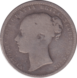 1876 SHILLING ( NF ) - SHILLING - Cambridgeshire Coins
