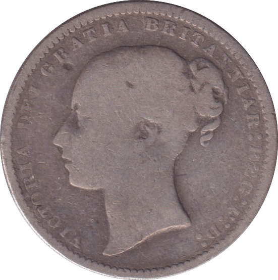 1876 SHILLING ( NF ) - SHILLING - Cambridgeshire Coins