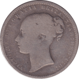 1876 SHILLING ( NF ) - SHILLING - Cambridgeshire Coins