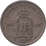 1876 SILVER 10 ORE SWEDEN - WORLD COINS - Cambridgeshire Coins