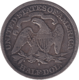 1876 SILVER USA HALF DOLLAR - SILVER WORLD COINS - Cambridgeshire Coins