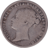 1876 SIXPENCE ( NF ) - SIXPENCE - Cambridgeshire Coins