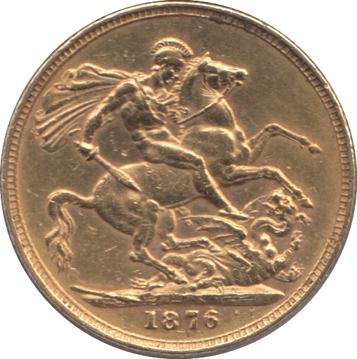 1876 SOVEREIGN ( GVF ) - Sovereign - Cambridgeshire Coins