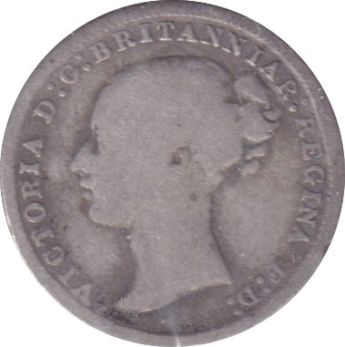 1876 THREEPENCE ( FINE ) - THREEPENCE - Cambridgeshire Coins