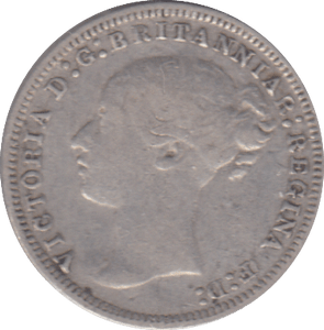 1876 THREEPENCE ( FINE ) - THREEPENCE - Cambridgeshire Coins