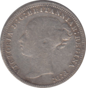 1876 THREEPENCE ( FINE ) - THREEPENCE - Cambridgeshire Coins