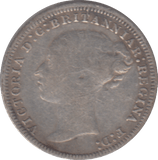 1876 THREEPENCE ( FINE ) - THREEPENCE - Cambridgeshire Coins