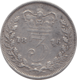 1876 THREEPENCE ( FINE ) - THREEPENCE - Cambridgeshire Coins
