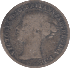1876 THREEPENCE ( FINE ) - THREEPENCE - Cambridgeshire Coins