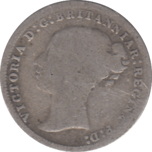 1876 THREEPENCE ( FINE ) - THREEPENCE - Cambridgeshire Coins