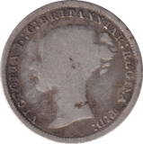1876 THREEPENCE ( NF ) - WORLD COINS - Cambridgeshire Coins