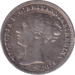 1876 THREEPENCE ( VF ) - Three Half Pence - Cambridgeshire Coins