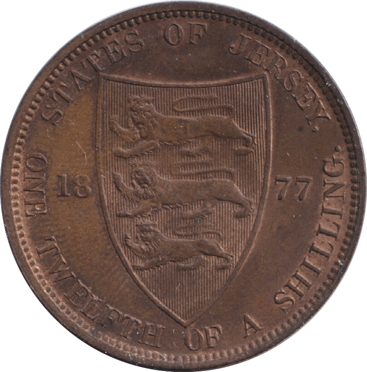 1877 1/12 SHILLING - PENNY - Cambridgeshire Coins