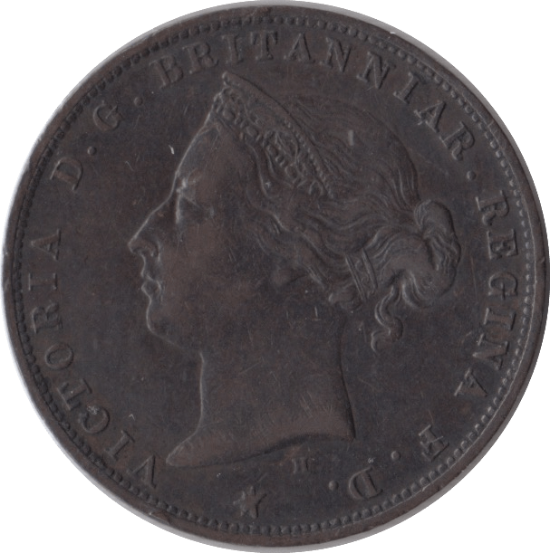 1877 1/24 OF A SHILLING JERSEY - WORLD COINS - Cambridgeshire Coins