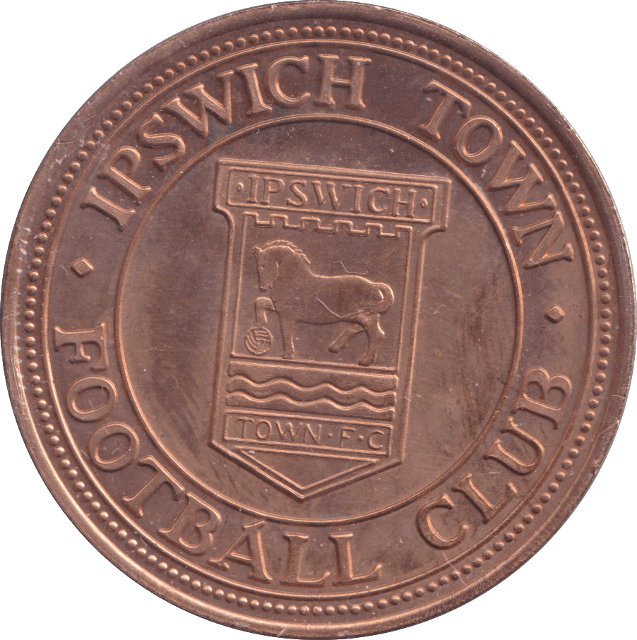 1877 - 78 BRONZE FOOTBALL MEDAL IPSWICH TOWN FC - MEDALS & MEDALLIONS - Cambridgeshire Coins