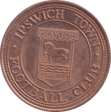 1877 - 78 BRONZE FOOTBALL MEDAL IPSWICH TOWN FC - MEDALS & MEDALLIONS - Cambridgeshire Coins