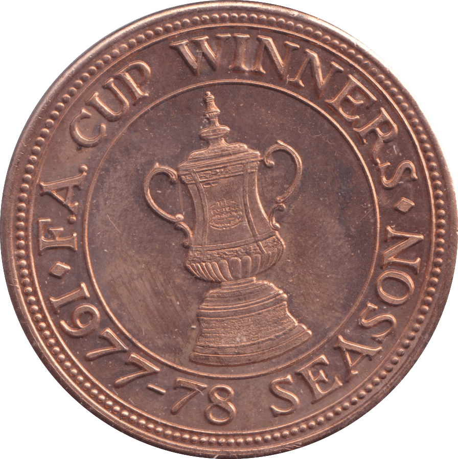 1877 - 78 BRONZE FOOTBALL MEDAL IPSWICH TOWN FC - MEDALS & MEDALLIONS - Cambridgeshire Coins