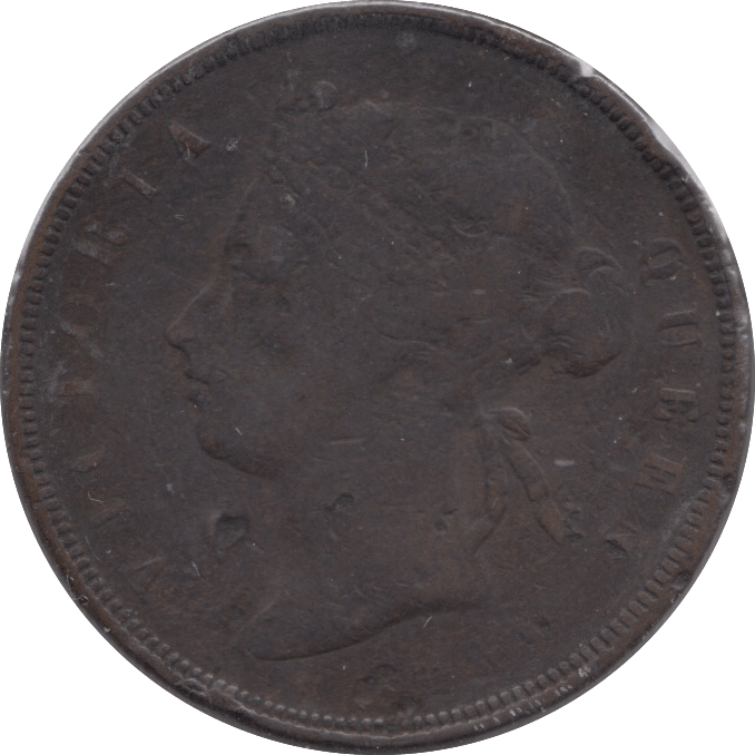 1877 FIVE CENTS MAURITIUS - WORLD COINS - Cambridgeshire Coins