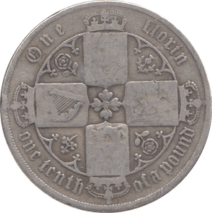 1877 FLORIN ( FINE ) DIE 15 - FLORIN - Cambridgeshire Coins
