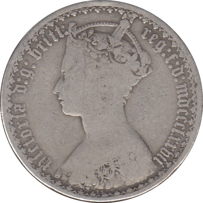 1877 FLORIN ( FINE ) DIE 15 - FLORIN - Cambridgeshire Coins