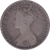 1877 FLORIN ( FINE ) - FLORIN - Cambridgeshire Coins