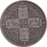 1877 FLORIN ( FINE ) - FLORIN - Cambridgeshire Coins