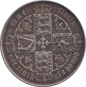 1877 FLORIN ( GVF ) - FLORIN - Cambridgeshire Coins