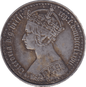 1877 FLORIN ( GVF ) - FLORIN - Cambridgeshire Coins