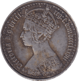 1877 FLORIN ( GVF ) - FLORIN - Cambridgeshire Coins