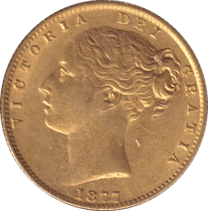 1877 GOLD SOVEREIGN ( AUNC ) - SOVEREIGN - Cambridgeshire Coins