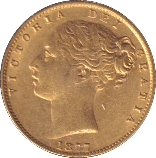 1877 GOLD SOVEREIGN ( AUNC ) - SOVEREIGN - Cambridgeshire Coins