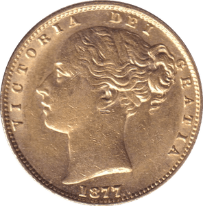 1877 GOLD SOVEREIGN ( EF ) - SOVEREIGN - Cambridgeshire Coins